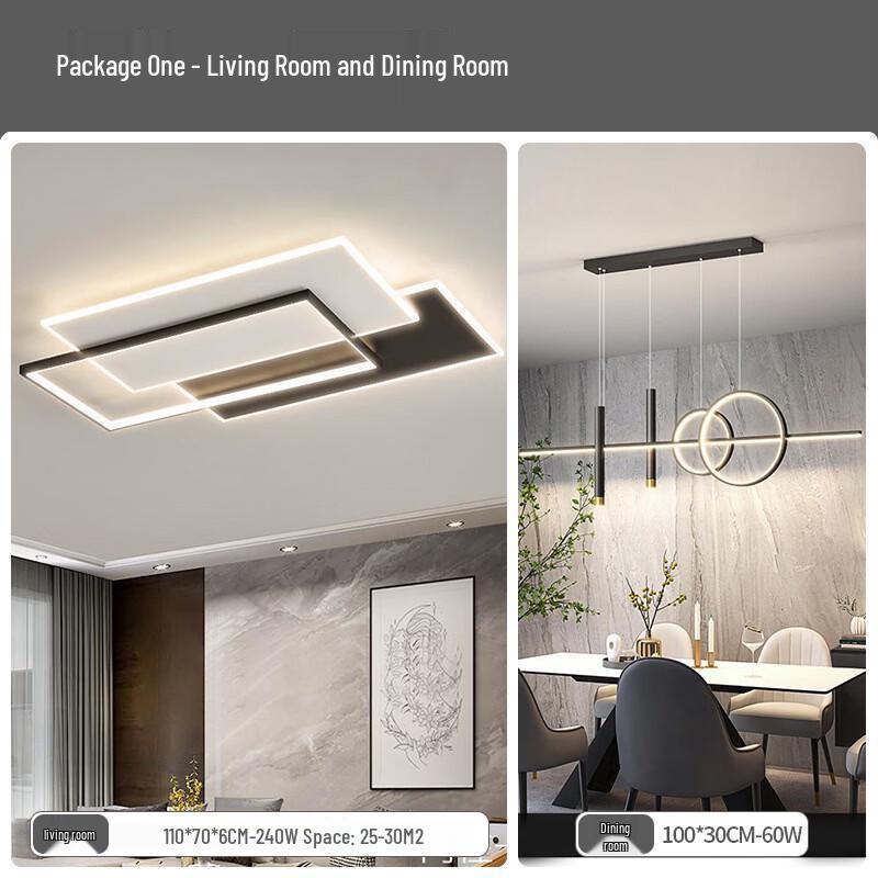 Meng Pao Modern LED Living Room & Dining Room Ceiling Light