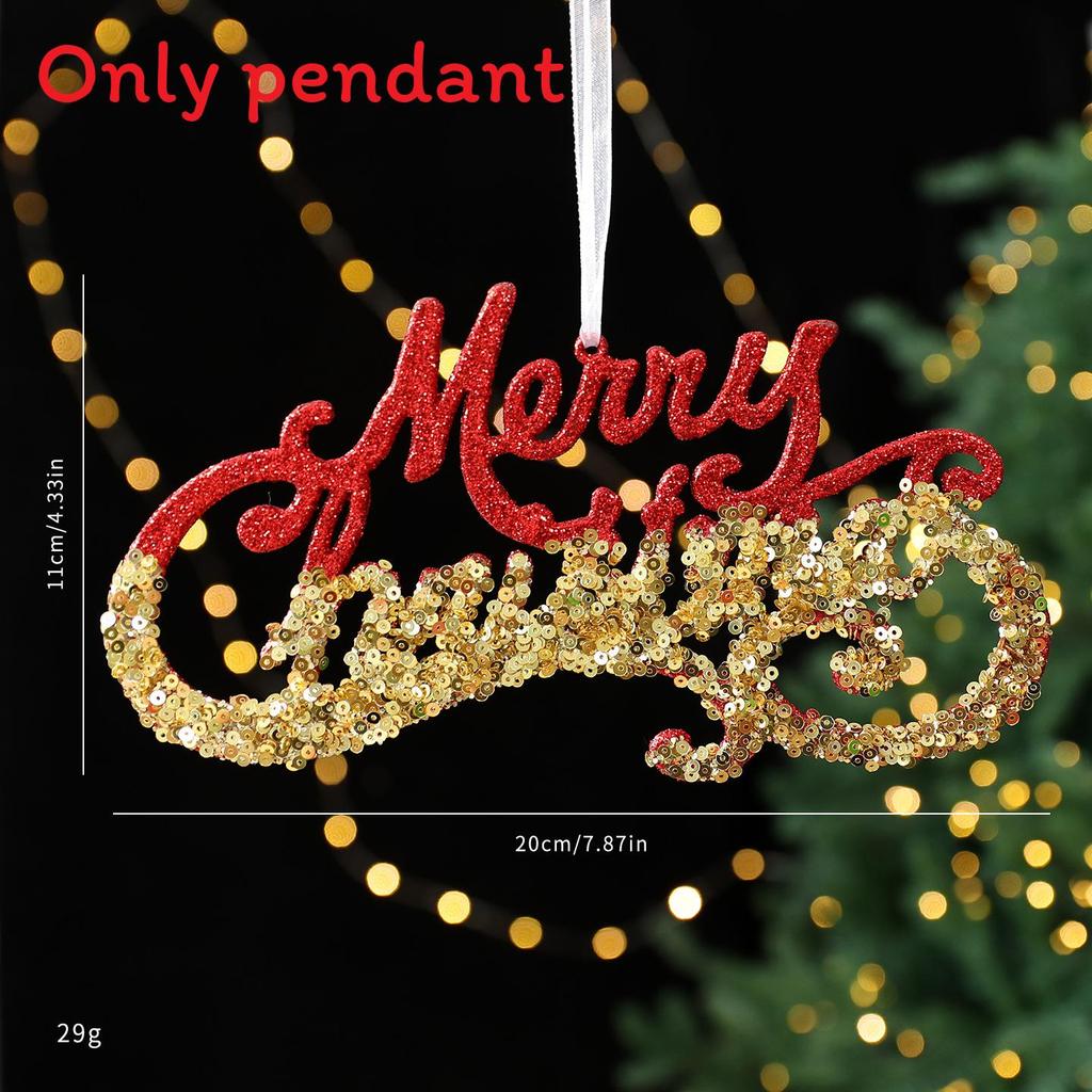 Creative Christmas Tree Snowflake Star Shaped Pendant Holiday Decoration Props For Festive Scene Setting