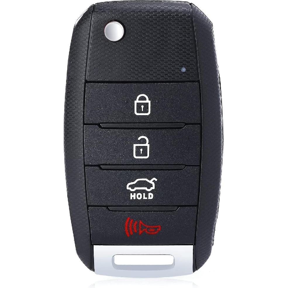 Flip Remote Key Fob for Kia Optima 2016 2017 2018 2019 2020 FCC ID: SY5JFRGE04 P/N: 95430-D4010 4 Buttons 434Mhz Keyless Entry Car Control