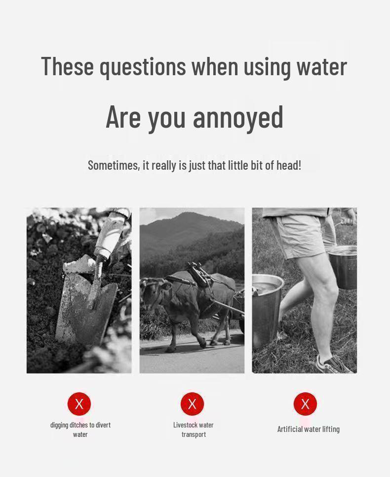 Hochleistungs-Tauchwasserpumpe für Haushalts- und Landwirtschaftliche Nutzung - Großer Durchmesser & Hoher Durchfluss