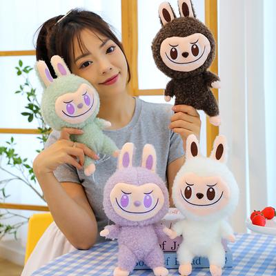 New Labubu Doll Bubble Mart Little Devil Plush Toy 30cm Wedding Toss Doll