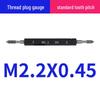 Metric 6H Thread Plug Gauge Go-No-Go Inspection Tool with Pointed Flat Head, M1-20