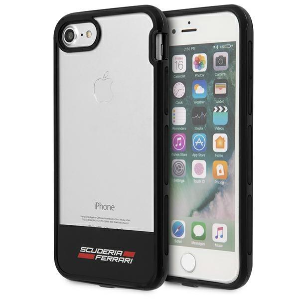 Ferrari Hardcase Fehcp7Bisbk Iphone 7/8/Se 2020 / Se 2022  Transparent Black