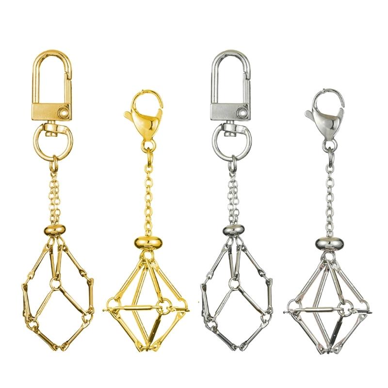 Unique Mesh Bag Keychain Ornament Durable Dangles Pendant Keyrings Accessories