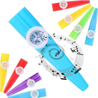 5/10/20 Stück Plastik-Kazoo Tragbares Blasinstrument Mehrfarbig Festival Party Atmosphäre Schaffen Zubehör für Musikliebhaber XJM