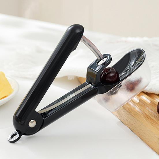 Cherry Corer Tool Stainless Steel Cherry Pit Remover Easy Use Cherry Pit Extractor for Jujubes Red Dates Hawthorns Dishwasher Safe Kitchen Gadget
