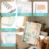 A5 Agenda Book Floral Pattern Daily Planner Book Portable 2027 Schedule Book  Students