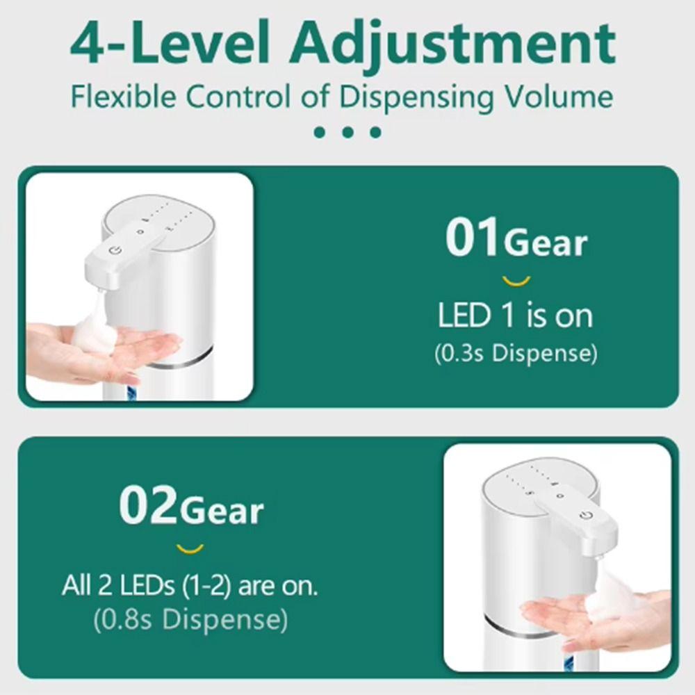 Smart Sensor Electric Foam Dispenser 380ml Foam Machine Automatic Liquid Soap Dispenser Home