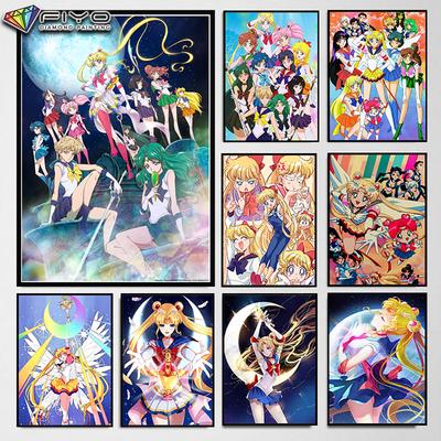 Fuld 5D DIY Diamantmaleri Sailor Moon 5D Diamantmaleri