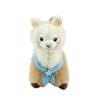 Plush Alpaca Keychain With Cute Bow Tie For Bookbags And Gifts