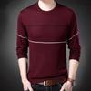 New Autumn Round Neck Pullover Casual Long-sleeved Sweater Versatile Fashionable Men's Fashion