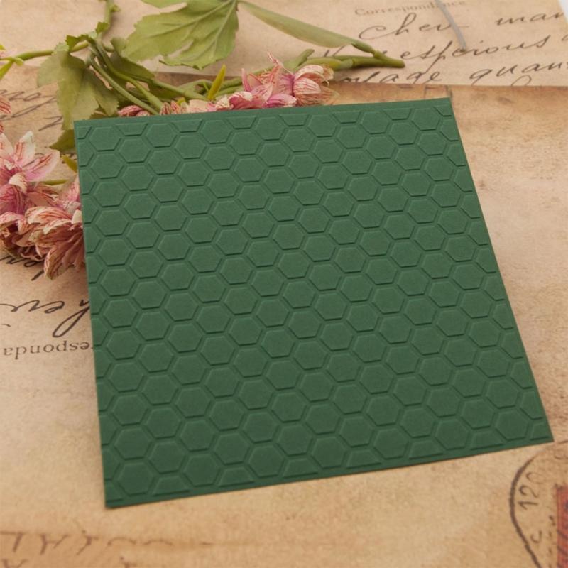 Multifunkční texturovaná embosovací složka Plastové embosovací šablony na papír pro scrapbooking a výrobu pozvánek