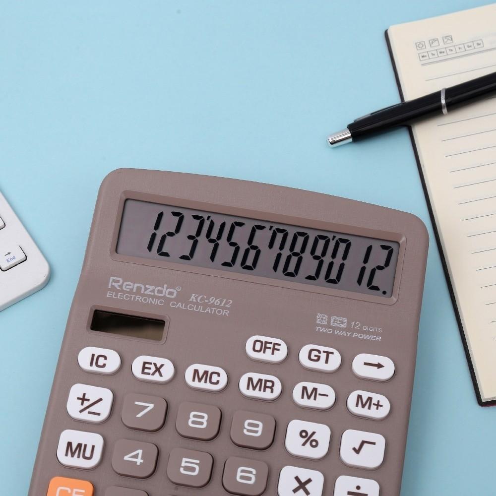 Dual Power Supply Solar Calculator 12 Digits Scientific Calculator  Office School Supplies