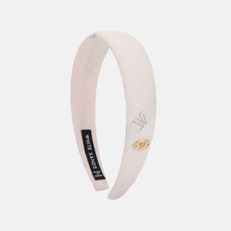 WHITE SANDS Linen Logo Jacquard Headband Anderson (4 colors)