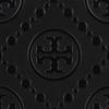 Tory Burch T Monogram Brand Print Adjustable Detachable Shoulder Strap Embossed Leather Tote Shopping Bag Women Tote Black 162013-001