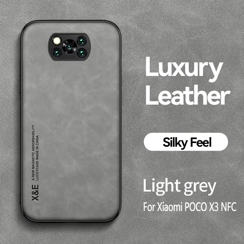 For Xiaomi Poco X3 Pro Case Car Magnetic Holder Leather Phone Cases For Poco Poko Pocco Little X3Pro X 3 Pro 3Pro X3 NFC Cover
