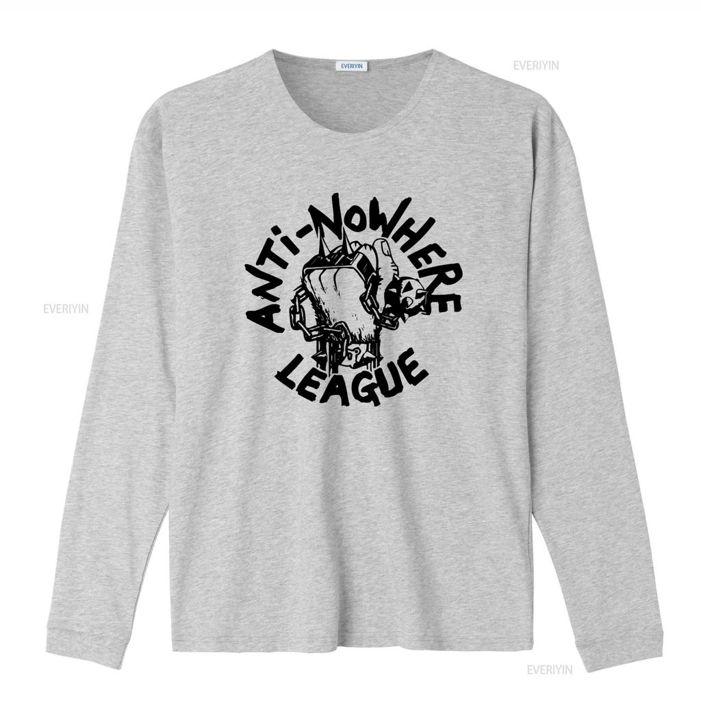 Anti Nowhere League Retro Music Punk Rock T Shirt 183 White Bold Design High Quality Print vintage Washed Breathable fashion