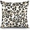Home Decor Leopard Print Square Pillow Covers for Decor Pattern Cushion Cover Suitable for Sofa Bedroom Car Pillow Cover