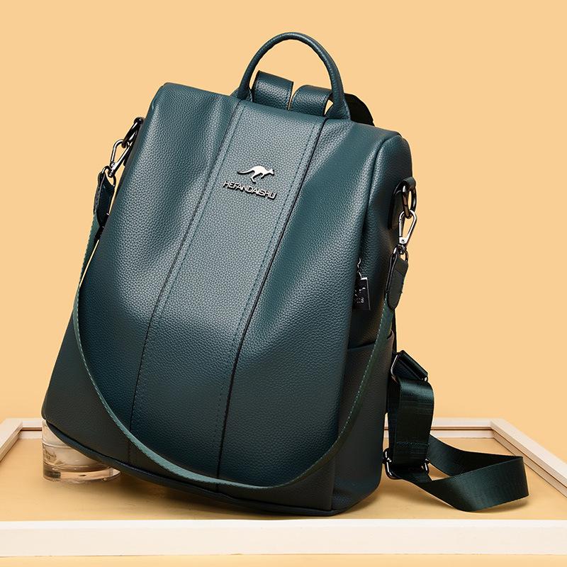 Schoolbag1011 New Fashion Women's Versatile Backpack Leisure Travel Large Capacity Travel Women's Bag Wholesale Bag