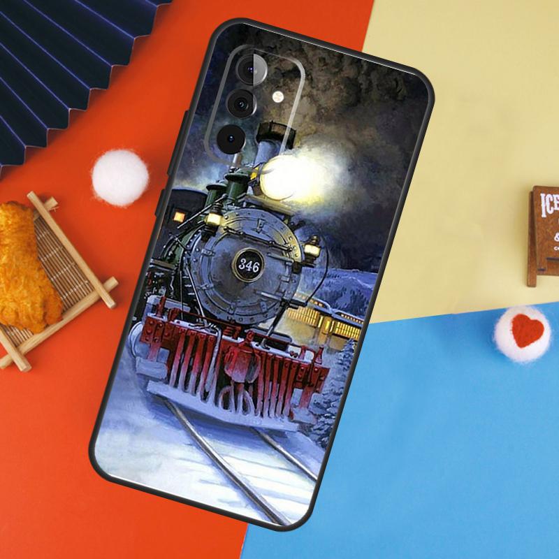 Train Rail Sunlight Case For Samsung Galaxy A54 A34 A14 A55 A35 A33 A53 A13 A23 A17 A06 A16 A56 A36 A52 A32 A15