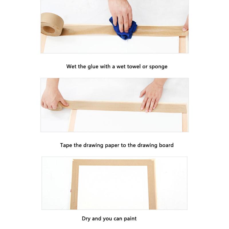 Buy Brown Masking Tape For Picture Framing And Box Sealing 36mm Wide X