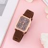 Fashion Versatile Ladies Watch Rectangle Casual Silicone Strap Quartz Watch Schoolgirl Watch