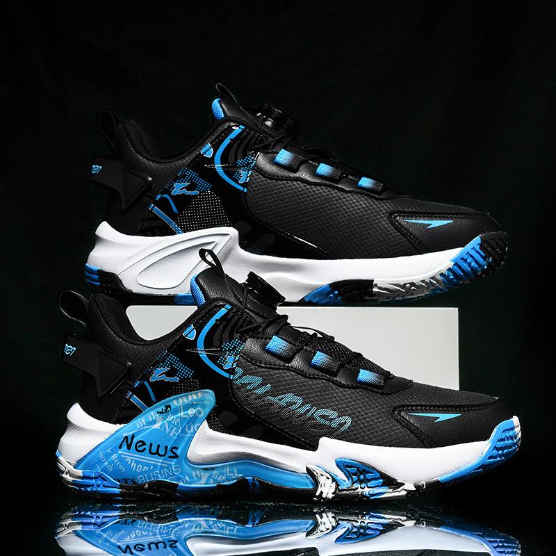 Sneakers 2024 New Microfiber Leather Wear-resistant Heightening Casual Trendy Shoes Rubber Sole Basketball Shoes Men and Women the Same Couple