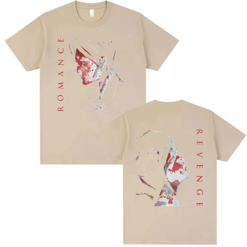 My Chemical Romance Band T-skjorter Three Cheers for Sweet Revenge Trykk T-skjorte Sommer Menn Kvinner Rock Punk Emo Kortermet T-skjorter