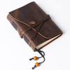 Genuine Leather Retro Traveler's Notebook: Handmade Loose-Leaf Diary with Cowhide in Vintage Style.
