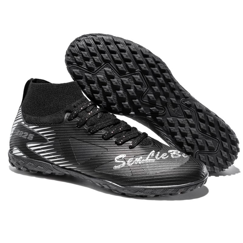 Herren-/Damen-Fußballschuhe Gummi Weiche Sohle Kurze Stollen Kunstrasen Jugend Kinder Fußballschuhe Fußballschuhe