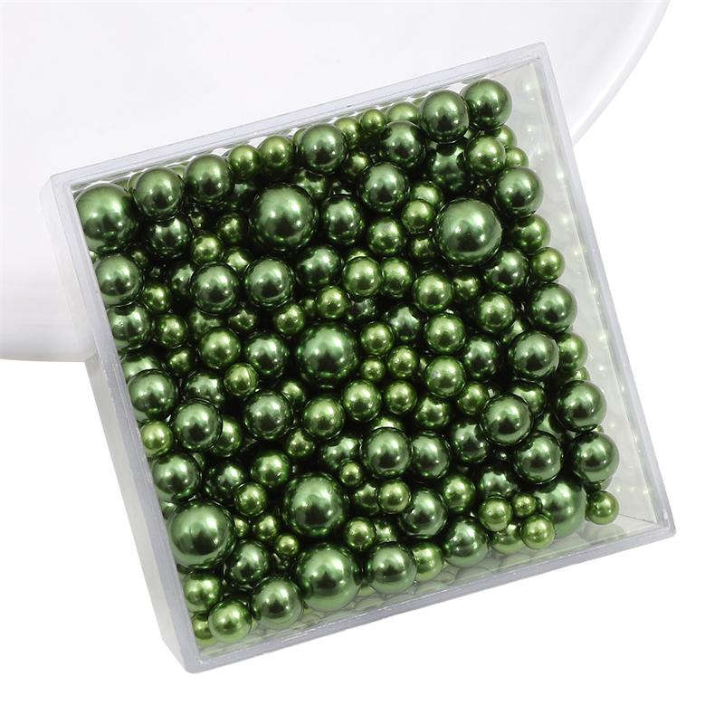 

3-8 мм 10/50 г случайные смешанные жемчужные бусины без отверстий, круглые бусины из АБС-пластика для рукоделия, изготовления ювелирных изделий 3-8mm 10g