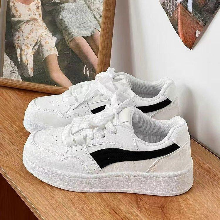 

Thick-soled breathable little white shoes women s 2025 autumn new versatile student ins tide campus style casual sports shoes 40