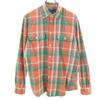 Check Pattern Long Sleeve CUSTOM FIT Cotton Shirt L Men's Used