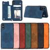 Cover in Pelle Slim Fit Per Samsung Galaxy S10 S20 S21 Fe S22 Plus Ultra Note 10 20 Lite Portafoglio Scomparti per Carte Antiurto a Libro