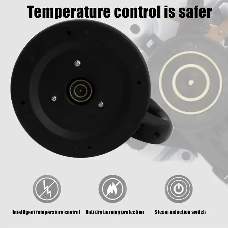 Premium 304 stainless steel electric kettle fast boiling self shut off water heater for household kitchen needs