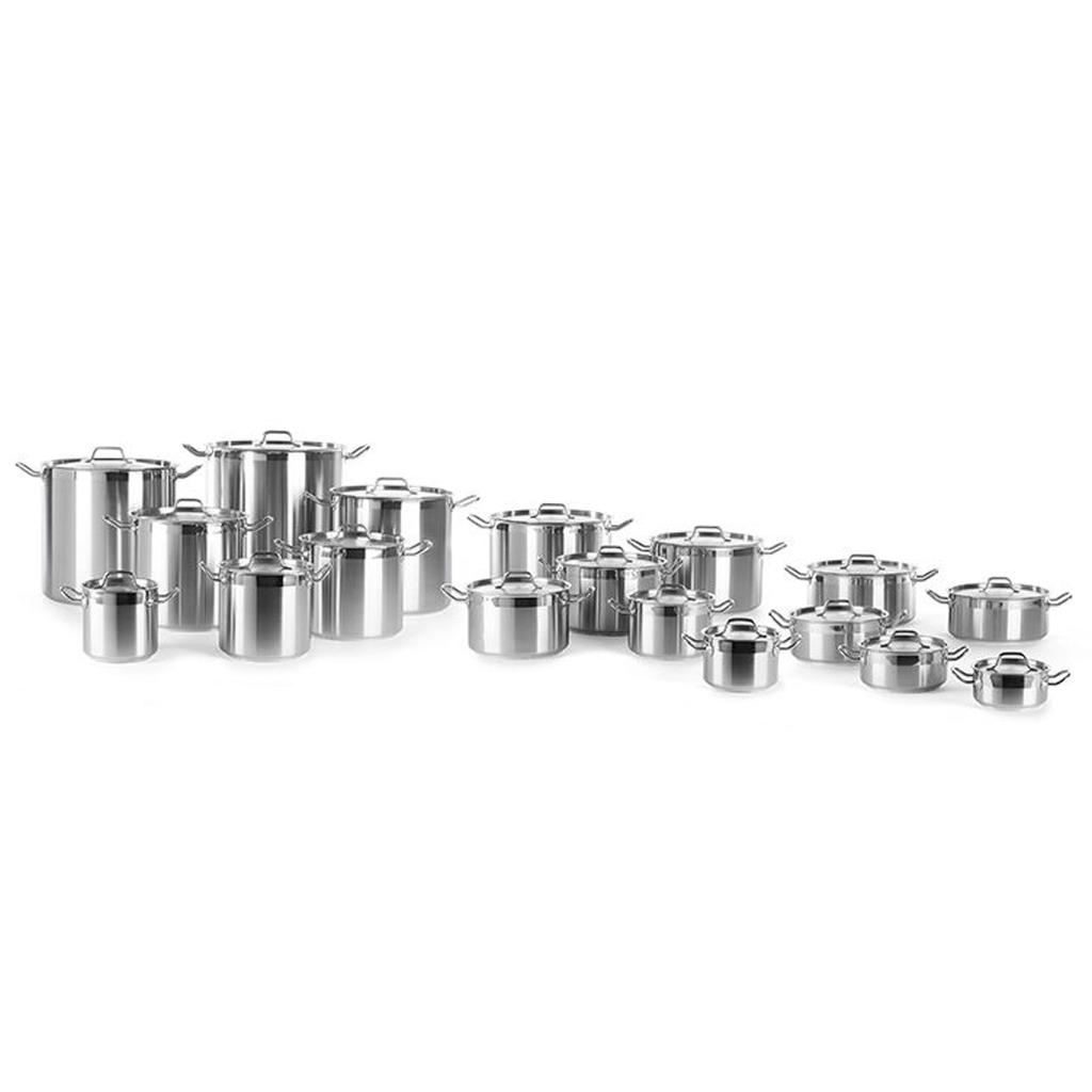 Profi Line low pot with lid 1.5 l diameter 160 x 75 h - Hendi 830000