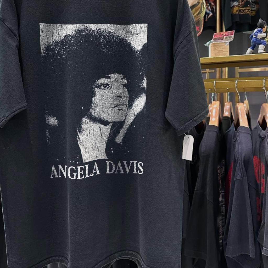 T-shirt Promo Angela Davis 1998 Nera XXL