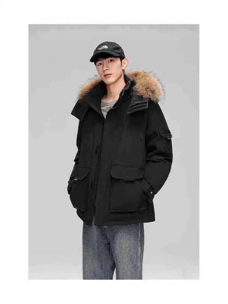 Unisex 2025 Winter Casual Thick Windproof Warm Couple Outdoor Down Jacket Coat