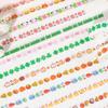 5Roll/set Retro Cute Y2K Glitter Decoration Adhesive Tape Planner Handbook DIY Scrapbooking Journal Collage Material Stickers