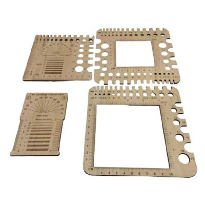 Wood Crochet Yarns Knitting Gauge Knitting Needle Measuring Tool