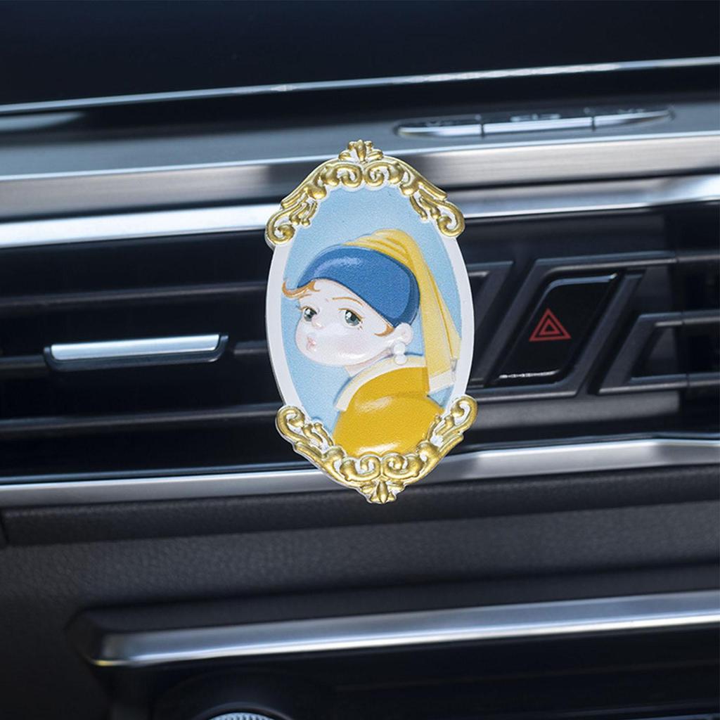Car Air Vent Clip Painting Famous Paintings Car Air Fresheners Interior Charm Decoration Car Perfume Decoration For Automotive
