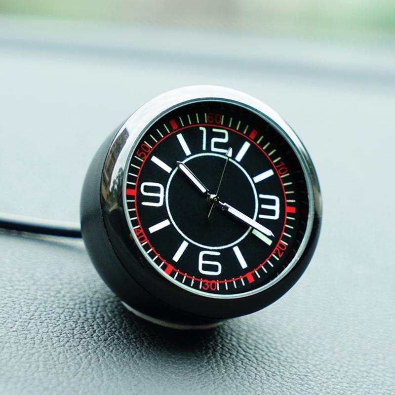 Vehicle Mini Clock Dashboard Clock Universal Car Decoration Gift for Friends