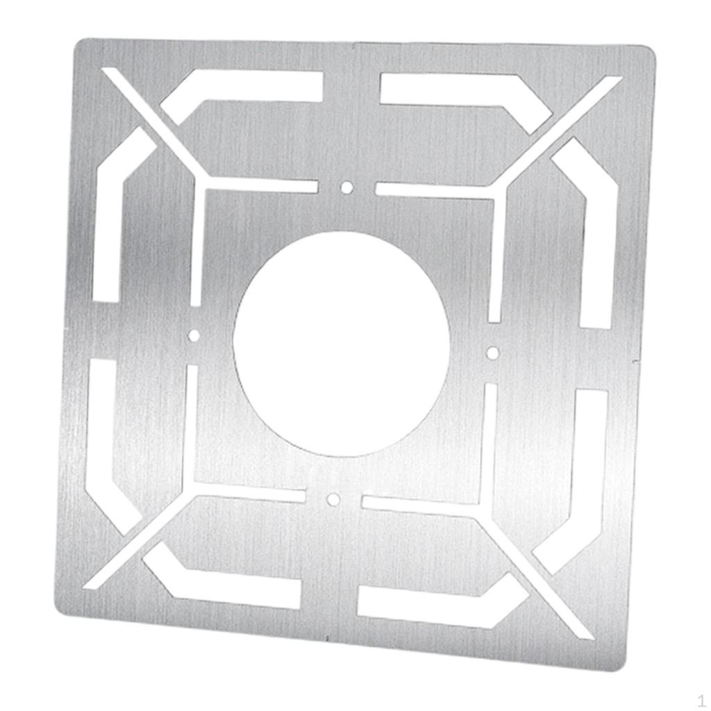 Floor Drain Measuring Ruler Accurate Tile Cut Stainless Steel Measurement