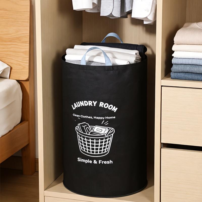 Large Capacity 600D Oxford Cloth Foldable Laundry Basket with Printed Pattern, Laundry Baskets