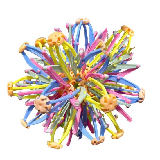 

Expandable Breathing Ball Anxiety Stress Relief Colorful Expanding Ball Toy Toddlers Boys Girls Collapsible Sphere Sensory Fidget