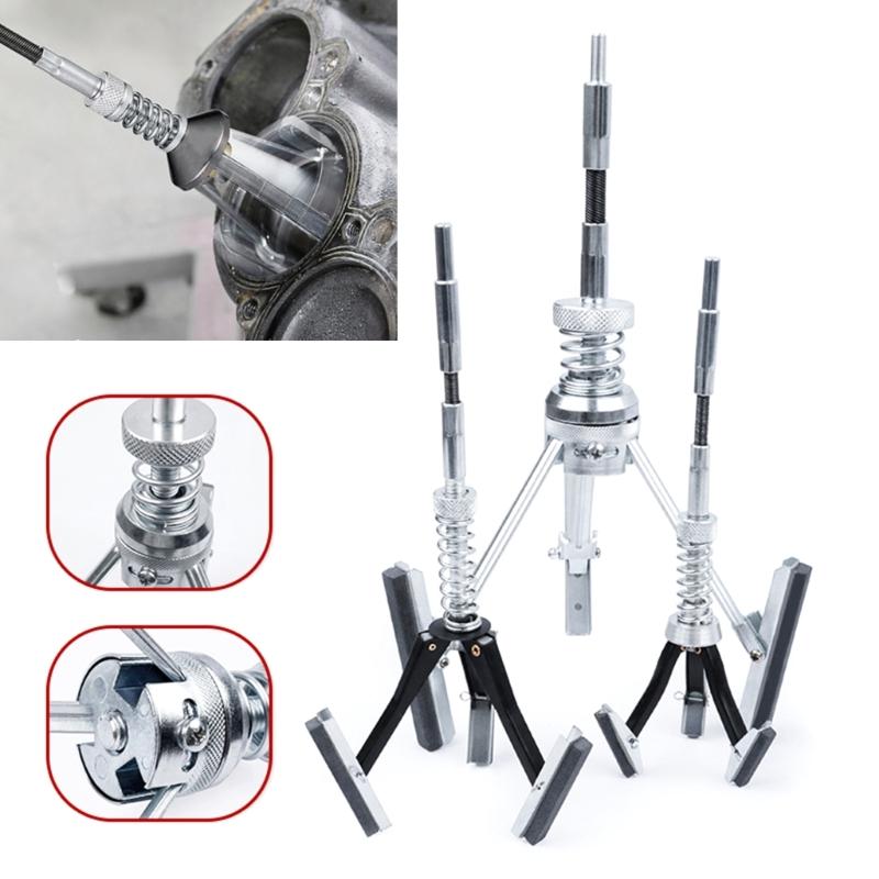 Motorzylinder-Honwerkzeug Verstellbarer Zylinder-Entglaser Kolben-Honer 3/4'' bis 7'' mit 3 Stein-Zylinderschleifer