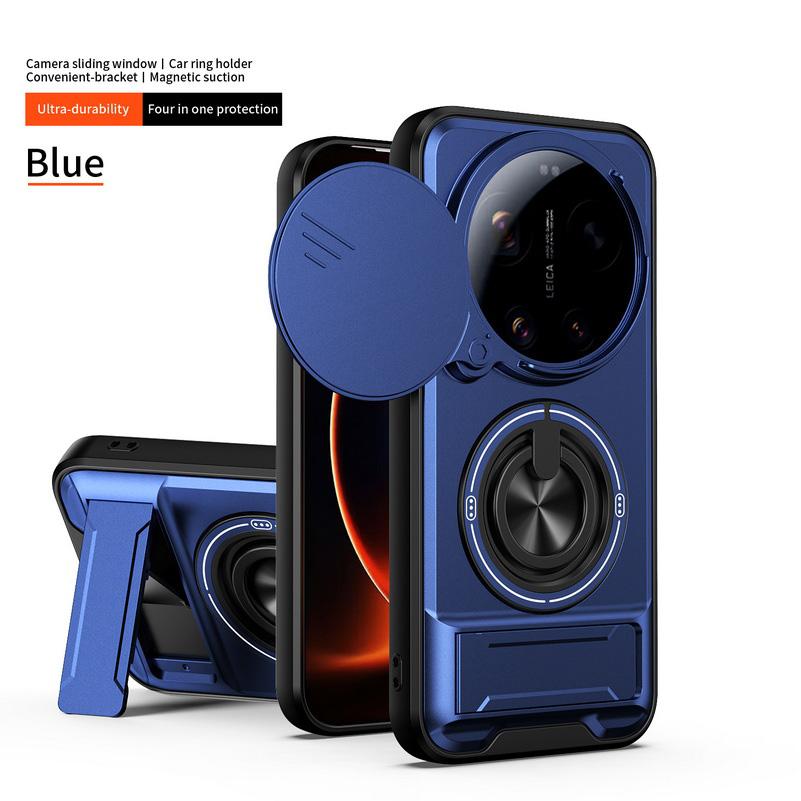 2 v 1 Držák na prsten s vestavěným magnetickým držákem do auta Pouzdro pro Xiaomi Mi 17 Ultra xiaomi17 ultra Ochranný kryt