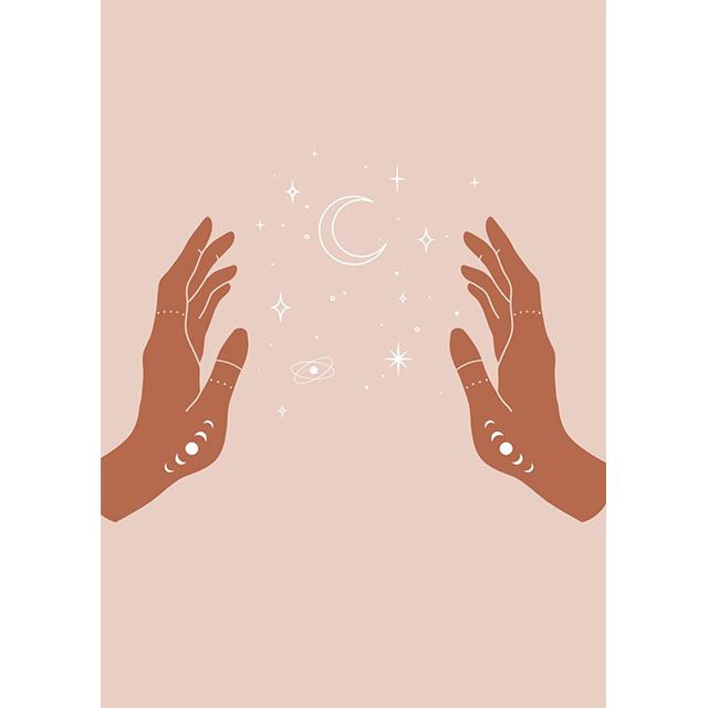 Abstract Boho Celestial Collection Prints Poster Canvas Painting Modern Wall Art Picture For Living Room Bedroom Home Decoration