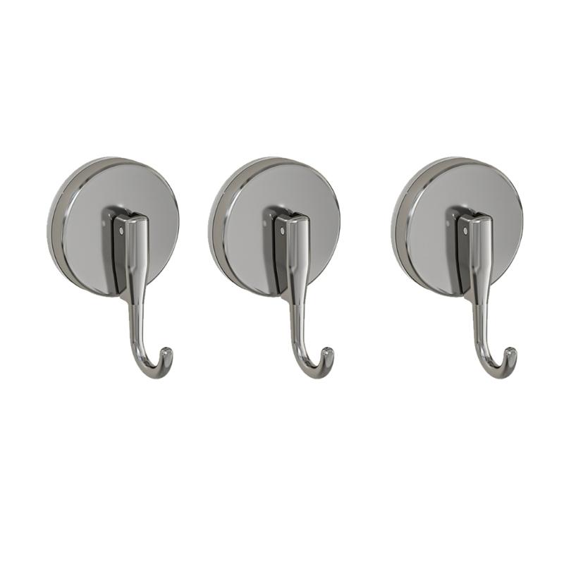 Easy Installs Suction Hook Holders ABS Not Drill Suction Hook Heavy Duty Adhesive Hook 57mm Diameter for Bathroom Kitchen