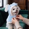 Super Absorbent Dinosaur Pet Towing Suit Soft Pet Cosplay Costume  After-Swim